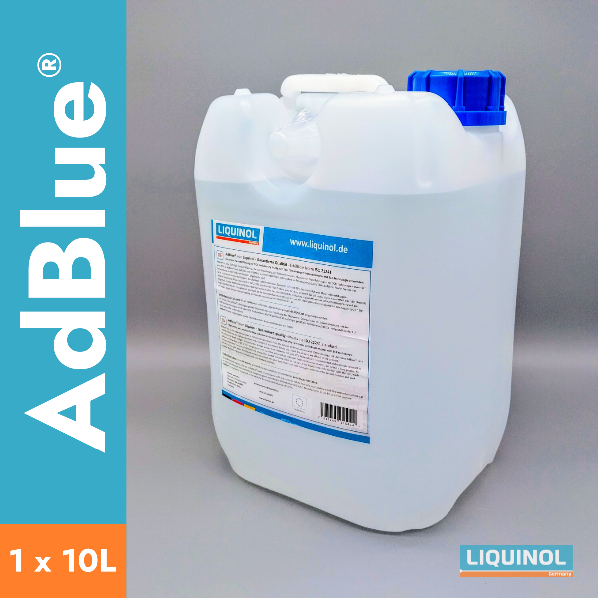 Teico Harnstofflösung AdBlue 600l Palette 120 Kanister a 5 Liter mit  Auslaufhahn, 600 l, inkl. Einfüllhilfe