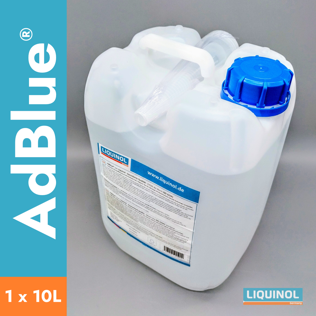 Robbyrob AdBlue nach ISO 22241-2, Kanister, mit Füllschlauch, 10