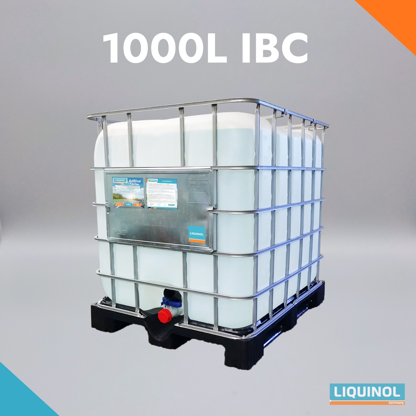 AdBlue®-TANK-SET zur Aufhängung an IBC-Containern mit